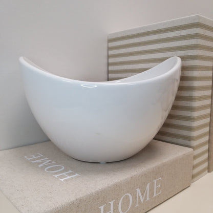 medium Isla bowl in white