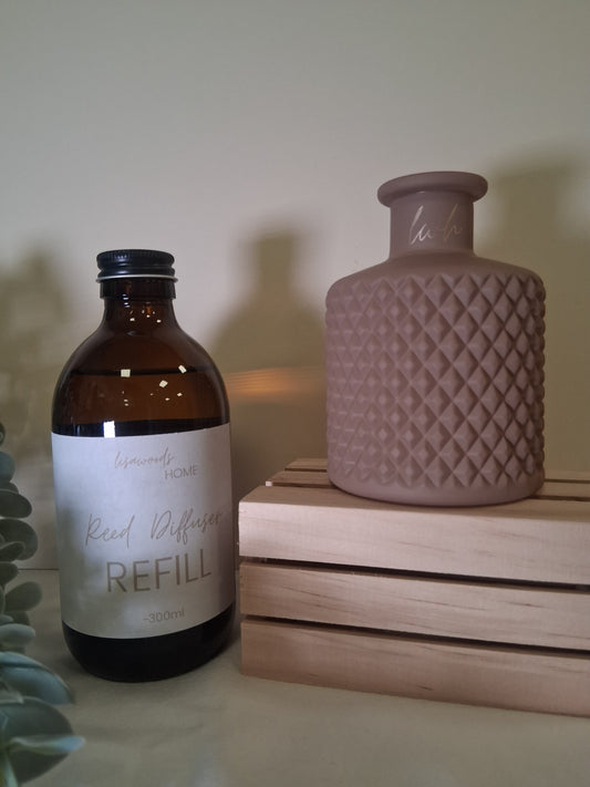 Beige Geo Reed Diffuser Bottle