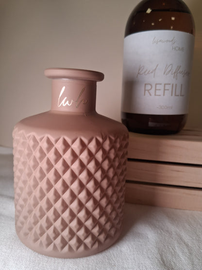 Beige Geo Reed Diffuser Bottle