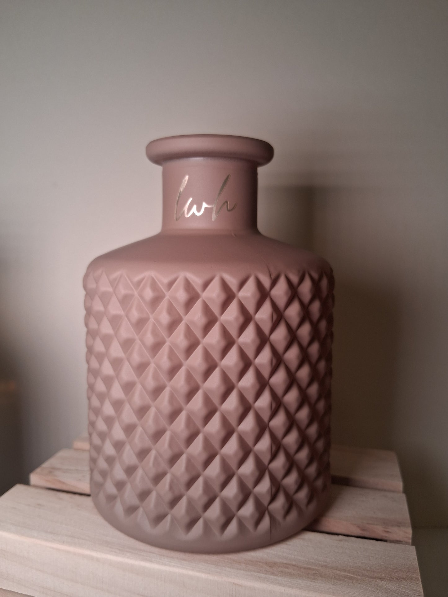 Beige Geo Reed Diffuser Bottle